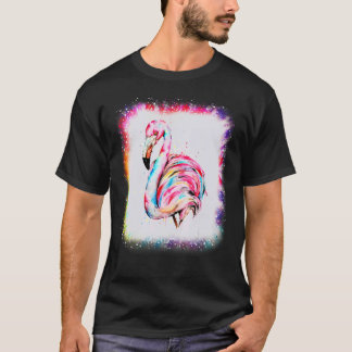 Flamingo Waterverf Love T-shirt