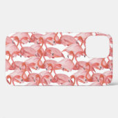 Flamingo Waterverf: Naadloos Klein Patroon Case-Mate iPhone Case (Achterkant (horizontaal))