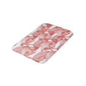 Flamingo Waterverf: Naadloos Patroon Badmat (Gekanteld)