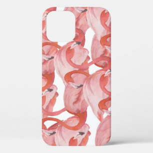 Flamingo Waterverf: Naadloos Patroon Case-Mate iPhone Case