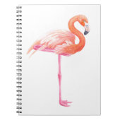 Flamingo-waterverf Notitieboek (Voorkant)