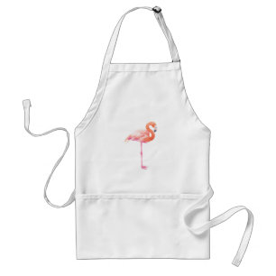 Flamingo-waterverf Standaard Schort