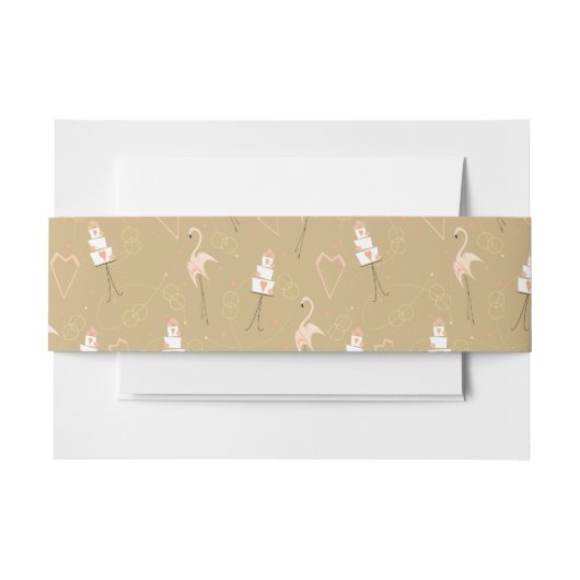 Flamingo Weddenschap Multilandschap Uitnodigingen Wikkel (Voorkant Voorbeeld)