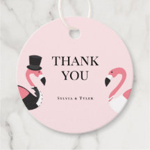Flamingo Wedding Bedankt