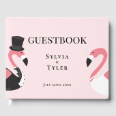 Flamingo Wedding Gastenboek (Voorkant)