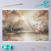 Flamingo Weefsel Papier Decoupage Gift Wrapping (Craft)