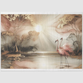 Flamingo Weefsel Papier Decoupage Gift Wrapping