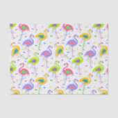 Flamingo Weefsel voor Gift Wrap Tissuepapier (Voorkant)