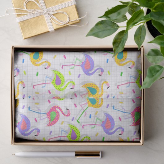 Flamingo Weefsel voor Gift Wrap Tissuepapier (Geschenk)