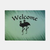 Flamingo Welcome Mat (Voorkant)