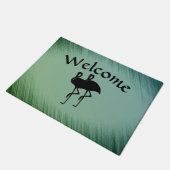 Flamingo Welcome Mat (Schuin)