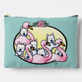 Flamingo Westies Etui (Voorkant)