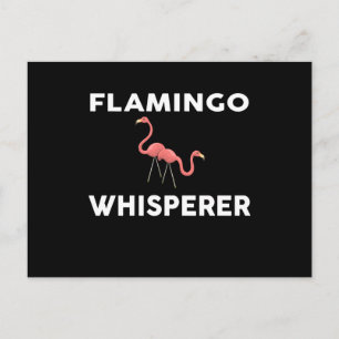 Flamingo Whisperer Novelty Flamingos Uitnodiging Briefkaart