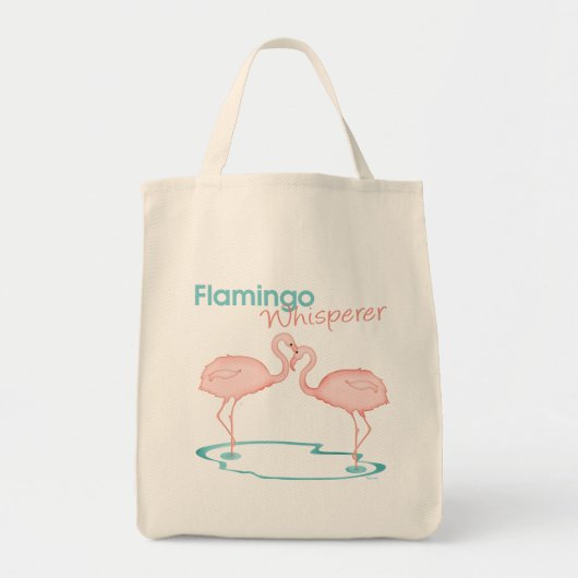 Flamingo Whisperer Tote Bag (Voorkant)