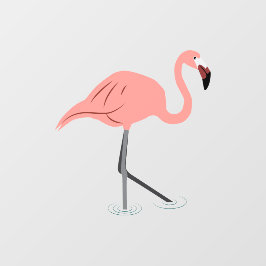 Flamingo Window Cling Raamsticker