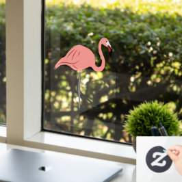 Flamingo Window Cling Raamsticker