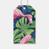 Flamingo Wishes Gift Kaart Cadeaulabel (Achterkant)