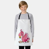 Flamingo with Ribbon Schort (Gedragen)