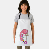 Flamingo with Shoes Schort (Insitu)