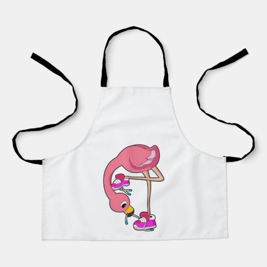 Flamingo with Shoes Schort (Voorkant)