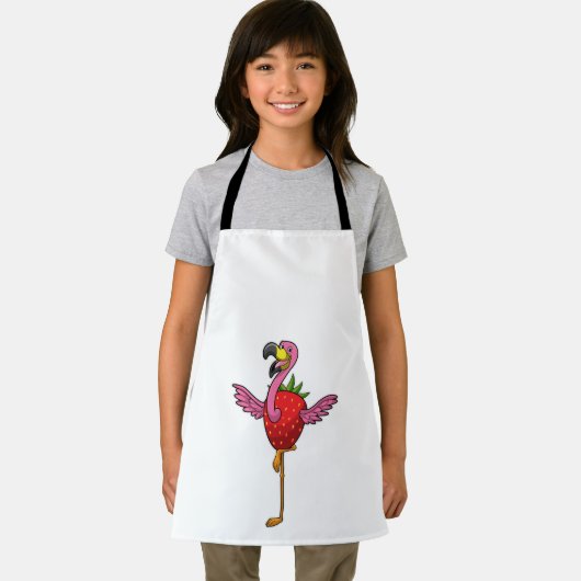 Flamingo with Strawberry Schort (Insitu)