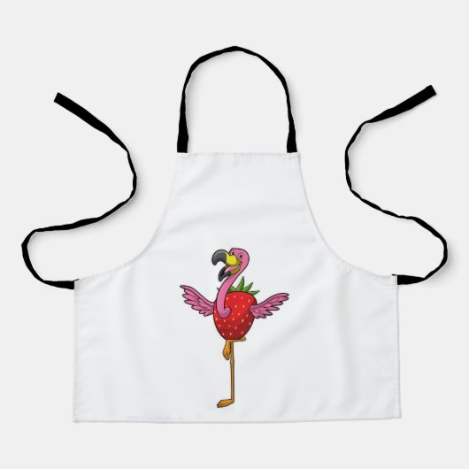 Flamingo with Strawberry Schort (Voorkant)