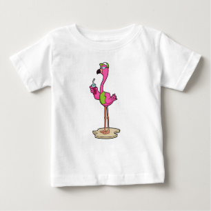 Flamingo with Sunglasses & Cap