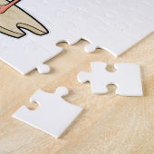 Flamingo with Sunglasses & Cap Legpuzzel (Zijkant)