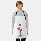 Flamingo with Sunglasses & Cap Schort (Gedragen)