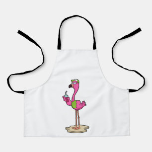 Flamingo with Sunglasses & Cap Schort