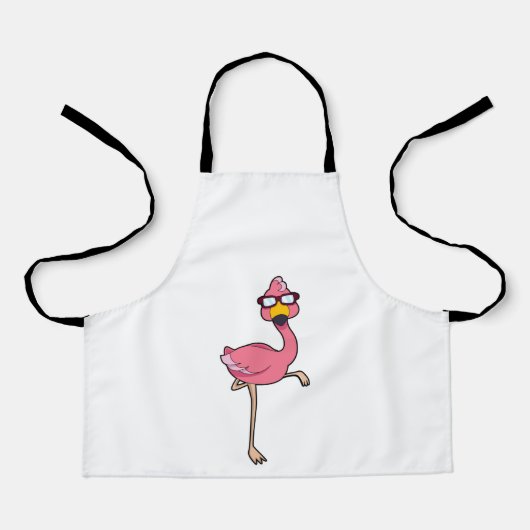 Flamingo with Sunglasses Schort (Voorkant)