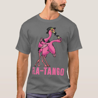 Flamingo Woordspelingen Slang Fla-tango Plezier Fl T-shirt