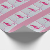 Flamingo wrappapier cadeaupapier (Hoek)