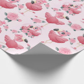 Flamingo Wrapping Paper Cadeaupapier (Hoek)