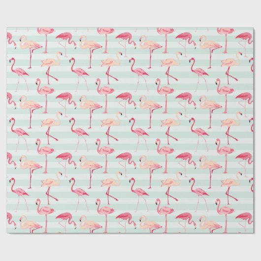 Flamingo Wrapping Paper Cadeaupapier (Vlak)