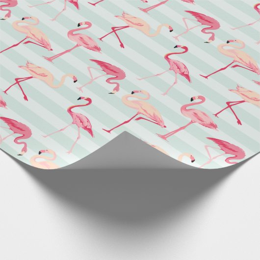 Flamingo Wrapping Paper Cadeaupapier (Hoek)