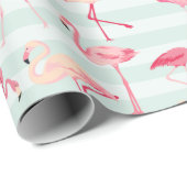 Flamingo Wrapping Paper Cadeaupapier (Rol Hoek)