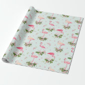 Flamingo Wrapping Paper Cadeaupapier (Uitgerold)
