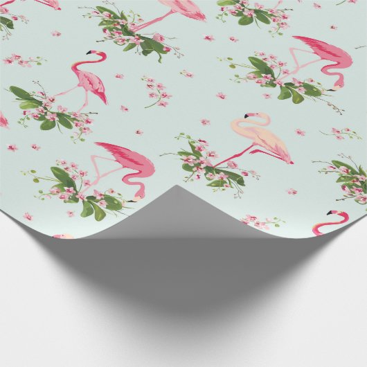 Flamingo Wrapping Paper Cadeaupapier (Hoek)