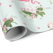Flamingo Wrapping Paper Cadeaupapier (Rol Hoek)