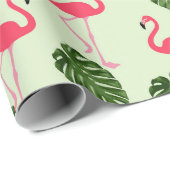 Flamingo Wrapping Paper Cadeaupapier (Rol Hoek)