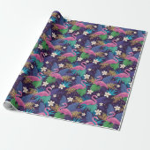Flamingo Wrapping Paper Cadeaupapier (Uitgerold)