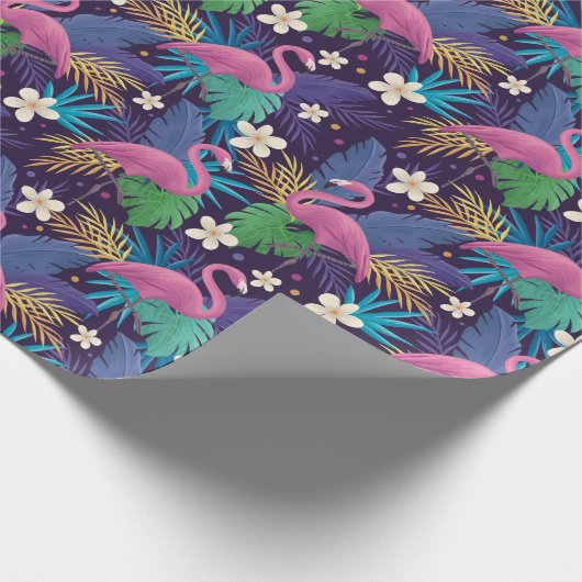 Flamingo Wrapping Paper Cadeaupapier (Hoek)