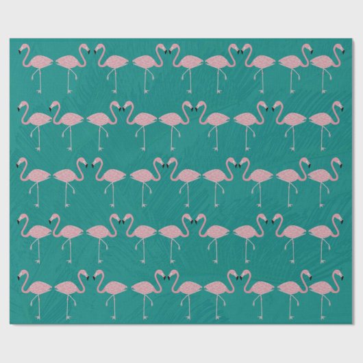 Flamingo Wrapping Paper Cadeaupapier (Vlak)