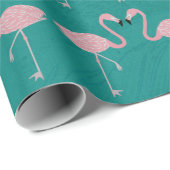 Flamingo Wrapping Paper Cadeaupapier (Rol Hoek)