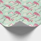 Flamingo Wrapping Paper Cadeaupapier (Hoek)
