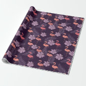 Flamingo Wrapping Paper Cadeaupapier (Uitgerold)