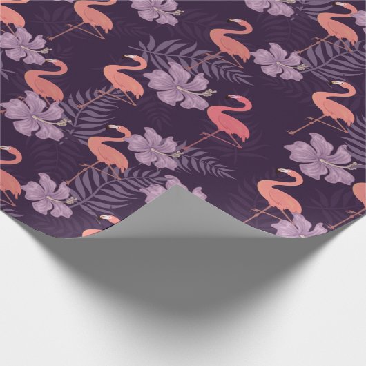 Flamingo Wrapping Paper Cadeaupapier (Hoek)