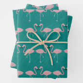 Flamingo Wrapping Paper Sheets (In situ)