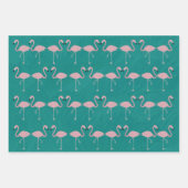 Flamingo Wrapping Paper Sheets (Voorkant)